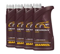 4 (4x1) Litro Mannol Dexron II Automatico Olio per Ingranaggi / Atf /