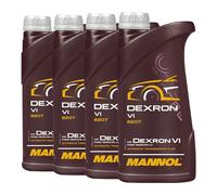 4 (4x1) Litri MANNOL Dexron VI Olio Per Cambio Automatico Per Opel, MB 236.14