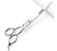 4.5/6/6.5/7/7.5 pollici professionale tagliacapelli set, taglienti in acciaio inossidabile, forbici specifiche per parrucchieri (7 pollici - C)