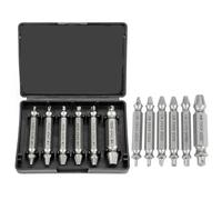 4/5/6 Pezzi, Estrattore Di Viti Danneggiate, Set Di Punte For Trapano, Estrattore Di Bulloni Rotti, Strumento Di Rimozione Di Prigionieri Di Bulloni.(6pcs plain)