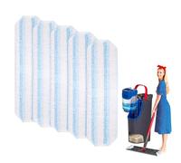 4/5 Pezzi Ricarica per Vileda H2PrO Scopa Serpillere Kit, Microfibra per Vileda H2PrO Lavetta Assorbente Ricarica per Rimuovere Macchie Sporche Tutti i pavimenti duri (5)