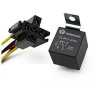 4 5 Pin 4P 5P 40A Relè for auto impermeabile for a lunga durata Normalmente aperto DC 12V/24V for fari Aria condizionata 50 pezzi(5P 24V 40A 1tao)