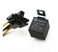 4 5 Pin 4P 5P 40A Relè for auto impermeabile for a lunga durata Normalmente aperto DC 12V/24V for fari Aria condizionata 50 pezzi(5P 12V 40A 1tao)