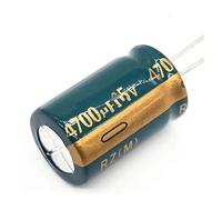 4-50pcs/lot 16 * 25 or 18 * 25mm P55 Low ESR/Impedance high frequency 35v 4700UF aluminum electrolytic capacitor 4700UF35V 20% NWPNLXEA(STYLE4)