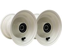 4.50x6 rim Acciaio Ruota Saldato 20mm Sfera Cuscinetto 80mm Hub Lunghezza + Cap