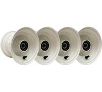 4.50x6 rim Acciaio Ruota Saldato 20mm Sfera Cuscinetto 80mm Mozzo Lungo + Cap
