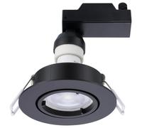 4.5W LED da Incasso Reclinabile Downlight Kit 3000K 345Lm Non Nero Confezione 3