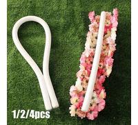 4/6/10 pezzi Premium Bastoncini in Schiuma Floreale Bianca, 40cm x 5cm - Basi per Composizioni Floreali Fai-da-Te per Matrimoni, Schiuma Cilindrica Solida, Adatta per Eventi e Decorazioni per Feste, F