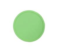 4/6/12 pezzi/set 10 cm sottobicchiere rotondo in silicone tappetino isolante in sottobicchieri portabicchieri decorazioni for la tavola di casa per Padelle Teiere Ciotole(Green,6Pcs)