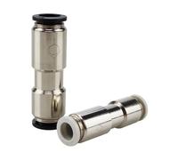 4 6 8 10 12mm Tube Straight One Way Check Valve Non-Return Pneumatic Air Pipe Fitting Push In Connector(Dark Green)