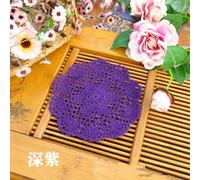 4/6/8Pcs Mano Uncinetto Pizzo Tovaglietta Cotone Cavo Sottobicchieri Tavolo