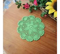 4/6/8Pcs Mano Uncinetto Pizzo Tovaglietta Cotone Cavo Sottobicchieri Tavolo