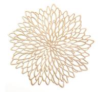 4/6/8PCS PVC Placemat for Dining Table Hollow Pad Coaster Pads Bowl Mats Dinner Placemats per Cucina Domestica Ristoranti e Hotel(Color2,8 Pcs,38CM)