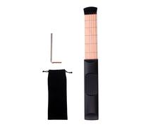4 6 Fret Pocket Guitar, Chords Trainer, con borsa per la pratica della chitarra,