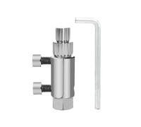 4/6 Point Slide Tooth Screw Extractor, Universal Tool for Damaged Faucet & Angle Valve Repair, Broken Pipe Bolt Removal Kit with Anti-Slip Jaws, Water Pipe Valve Fix(A)