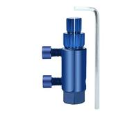 4/6 punti (1/2" e 3/4") Faucet Angle Valve Screw Extractor Set, Slide Tooth Broken Bolt Removal Tool for Water Pipe, Anti Slip Damaged Thread Extractor Kit(Blue)