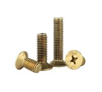 4-60pcs M2/M2.5/M3/M4/M5/M6/M8 Viti macchina con testa incassata a fessura incrociata tipo-KM in ottone, M6x50mm
