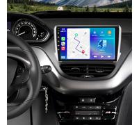4 64G 10 Pollici Autoradio Android 15 per P-eugeot 208/2008 2012-2018 Aggiornamento Autoradio con Carplay Wireless Schermo Touch 2K GPS Navigatore Sat con BT WIFI FM/RDS SWC Telecamera,K1 pro plus