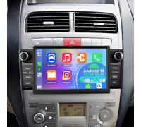 4+64G 4 Core Android 15 Autoradio Stereo per Fiat Punto 2005-2009 Linea 2007-2011 con Carplay Android Auto, 7 pollici Touch Screen Radio Lettore Multimediale con navigazione GPS SWC FM RDS DVR DAB+