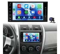 4+64G 7" Touch Screen Android 13 Autoradio per Toyota Corolla E150 2007 | 2 DIN per Corolla E150 con Wireless CarPlay Android Auto Bluetooth WiFi 5G GPS Navigazione FM Radio SWC AHD Telecamera