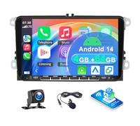 4+64G Android 14 Autoradio Stereo per Volkswagen Quantum 2010-2015 | 9 pollici Touch Screen Radio Lettore Multimediale con Wireless Carplay Android Auto navigazione GPS SWC Mirror Link FM RDS