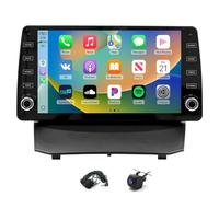 4+64G Android 14 Doppio Din Autoradio Navi per Ford Fiesta 2009-2014 con Wireless Carplay Android Auto, 10" Touchscreen Car Radio GPS Bluetooth Backup Camera FM/RDS Mirror Link WiFi