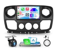 4+64G Android Autoradio per Renault Master 3 Opel Movano 2 Nissan NV400 2010-2021 10.1" Stereo con Wireless Carplay Android Auto Navi GPS Mirror Link Bluetooth WiFi/FM/RDS/EQ/SWC Telecamera Posteriore