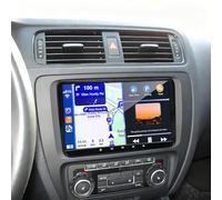 4+64G Android Double Din Autoradio for VW Jetta 2006-2015 with Wireless Carplay Android, 9"Touchscreen Android 14 Car Radio GPS Navi Head Unit Bluetooth FM RDS Backup Camera Miror Link