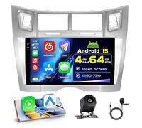 4+64G Autoradio Android per Toyota Yaris/Vizi 2005-2011 Wireless Carplay 9''Incell Schermo per Auto Android Auto WiFi Touchscreen Bluetooth5.0 GPS Retrocamera