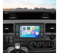 4+64G Autoradio per Ford Transit MK7 2006-2011 con Carplay Android Auto, 7 pollici Touchscreen Lettore Ricevitore Multimediale Digitale con Bluetooth WiFi FM SWC Mirror Link Schermo diviso