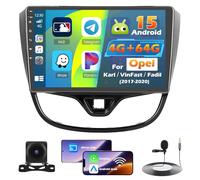 4+64G Roinvou Autoradio Android per Opel Karl/VinFast/Fadil 2017-2020 Carplay senza fili Android Auto Schermo da 10 Pollici Touchscreen WIFI GPS Bluetooth 32EQ FM/RDS SWC Telecamera Posteriore