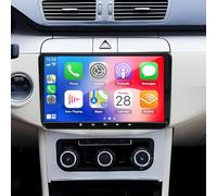 4+64GAndroid 14 Autoradio per Passat B7 2010-2014, Passat B6 2005-2010 Touch Screen Head Unit GPS Navi Bluetooth Double Din Radio with Wireless Carplay Android Backup Camera WiFi FM/RDS Mirror Link