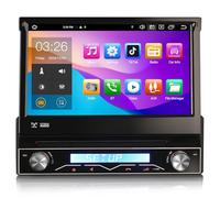 4+64GB 8-Core Android 14 Autoradio Universale 1 Din CarPlay WiFi 4G GPS Navigatore Lettore CD/DVD 7 Pollici Touchscreen