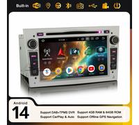 4+64GB Android 14 CarPlay DAB+ Autoradio Navi Opel Corsa C/D Astra Vectra Meriva
