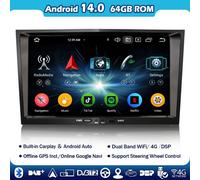 4+64GB DAB+Android 14 Autoradio GPS Opel Corsa D/C Zafira Astra H Meriva Vectra