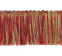 4.6m Pacco Convenienza/Beachwood Oro, Rosso , Paprika/2 " Spazzola Frangia /