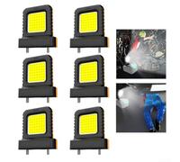 4/6Pcs Mini Pocket LED Lanterna di Campeggio, 14W Portatile LED Lanterna di Campeggio Per Ispezione Luce di Lavoro, Batteria 21V (6 pz)