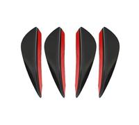 4/6pcs Universale Paraurti Anteriore Decorazione Del Labbro Diffusore Splitter Pinne Spoiler Corpo Canards Valenza Mento Spoiler anteriori per auto