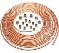 4,75Mm Tubo Freno in Rame per Auto 3/16" Tubo Del Freno Rivestito in Rame Kit Di