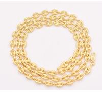 4.7mm Gonfio Marinaio Ancora Catenina Vero Massiccio 14K Oro Giallo 12 " 4 Bimbi