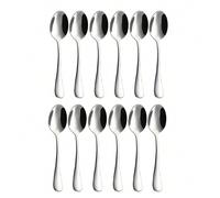 4/8/12 pezzi cucchiaini piccoli in acciaio inossidabile (4,4 pollici * 0,9 pollici), cucchiaini per mescolare il caffè, cucchiaini da tè 4 pezzi,8 pezzi,12 pezziAcciaio inossidabile