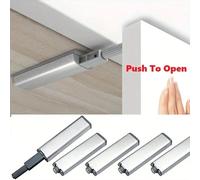 4/8/12 pezzi di serratura magnetica a spinta per mobile, serratura a spinta e tocco per hardware da cucina, serratura a sblocco a spinta per cassetti Tagli Unica,12 pezzi,8 pezziAcciaio inossidabile