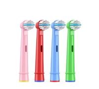 4/8/12 Testine Di Ricambio For Bambini Stages Power EB10 Ricariche For Spazzole Morbide, Compatibili Con Oral B, Spazzolino Elettrico For Bambini Dai 3 Anni In Su(5pcs)