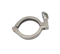 4-8" Inch Sanitary Stainless Steel Tri Ferrule Clamps SS 304 Fit for Pipe Flange With Silicone ket,1 pc,K,145mm 5 inch