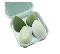 4/8 pezzi frullatore spugna for trucco uovo di bellezza soffio cosmetico spugne for fondotinta morbide soffio for cipria accessori for il trucco delle donne strumenti di bellezza (Color : 4Pcs Green
