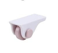 4/8 pezzi Ruote a rulli for scatola di immagazzinaggio for mobili Puleggia direzionale for uso domestico Autoadesiva Scatola di immagazzinaggio indossabile Rotella inferiore(4pcs pink)