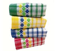 4/8 pezzi Strofinacci da cucina, super assorbenti, morbidi, colorati, asciugamani da cucina in tessuto jacquard, decorazione per casa, cucina, bagno, strofinacci 4 strisce multicolori,Otto strisce mul