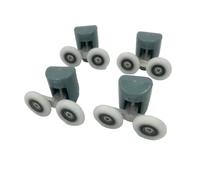 4/8 rulli for porta doccia doppia in lega di zinco, ruote, pulegge, rulli, cuscinetti, diametro 19 mm/20 mm/23 mm/25 mm/27 mm(4pcs upper,25mm)