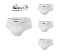 4/8 SLIP MUTANDA MAXI CONFORT UOMO FIANCO ALTO PURO COTONE ELASTICO INTERNO