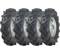 4.80/4.00-8 Ruota centrale aperta Cleated Rotovator Rim 25mm Ball Bearing (set d